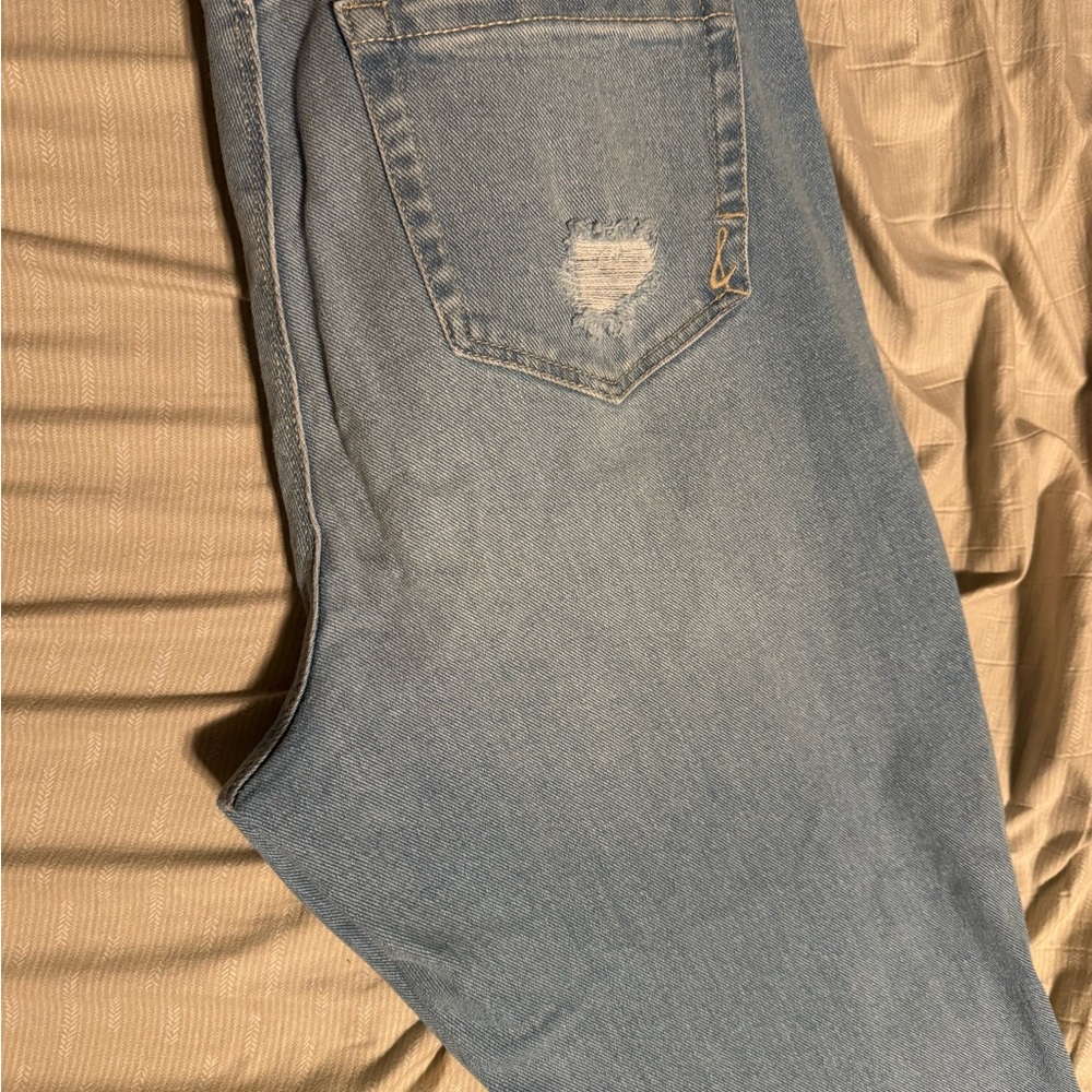 Style & Co. Light Blue Ripped Skinny Jeans - Picture 5 of 6